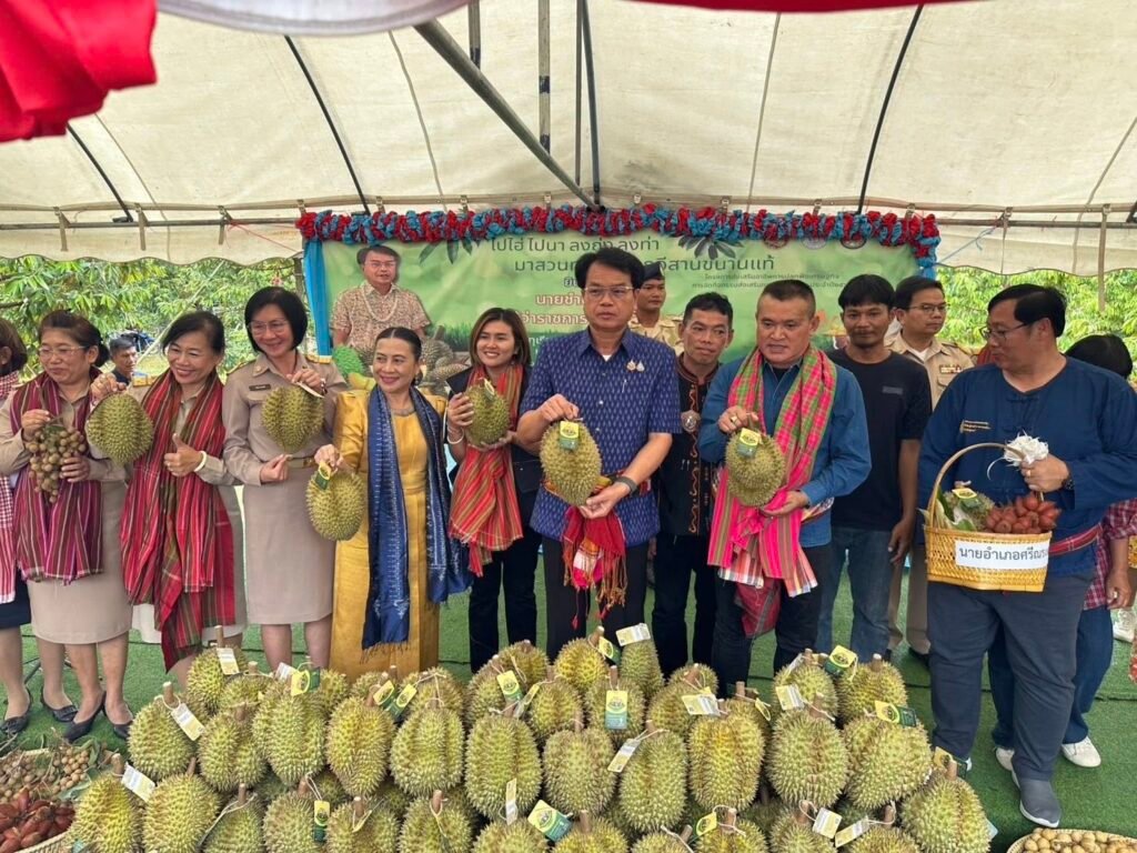 522829373_122143808708637325_5821754482718575084_n-1024x768 ผู้ว่าฯ สุรินทร์ เป็นประธานตัดทุเรียนเจ้าเมืองศรีณรงค์ ส่งเสริมอาชีพเกษตรกรและสร้างมูลค่าทางเศรษฐกิจ