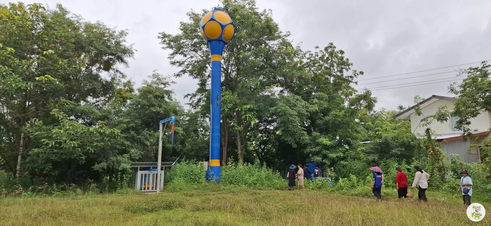 หอประปาและอาคารระบบประปาของโครงการปราสาททนง